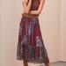 Anthropologie Skirts | Anthropologie Burgundy Floral Maxi Skirt | Color: Pink/White | Size: Xs