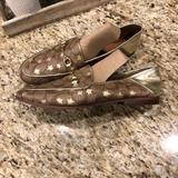 Coach Shoes | Coach Haley Loafer With Star Print Tan Brown Gold 10 | Color: Brown/Tan | Size: 10