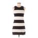 Sanctuary Casual Dress - Shift: Black Stripes Dresses - Women's Size Small