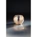 8" Rose Gold Color Mercury Bowl Shaped Glass Vases