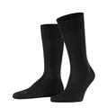 FALKE Herren Socken Sensitive Malaga M SO Fil d´Écosse Baumwolle mit Komfortbund 1 Paar, Schwarz (Black 3000) neu - umweltfreundlich, 47-50
