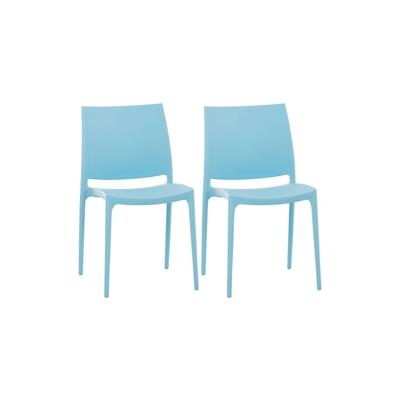 CLP 2er Set Stühle Maya hellblau