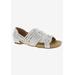 Wide Width Women's Native Sandal by Bellini in White Smooth (Size 9 W)