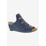Women's Whit Wedge Sandal by Bellini in Blue Smooth (Size 12 M)