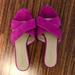 J. Crew Shoes | J Crew Slides Size 8 1/2 Euc | Color: Pink | Size: 8.5