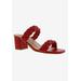 Women's Fuss Slide Sandal by Bellini in Red Smooth (Size 9 M)