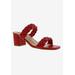 Women's Fuss Slide Sandal by Bellini in Red Smooth (Size 10 M)