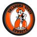 Oklahoma State Cowboys Mascot 18'' Round Slimline Illuminated Wall Sign