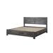 Hypefurniture Vidalia Platform Bed Metal in White | 47 H x 65 W x 88 D in | Wayfair Hypefurniture09139