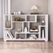 Latitude Run® Tiered Shelf Wood in White | 48.23 H x 27.64 W x 7.91 D in | Wayfair 3316A074980B47298BE943C658F1FC60