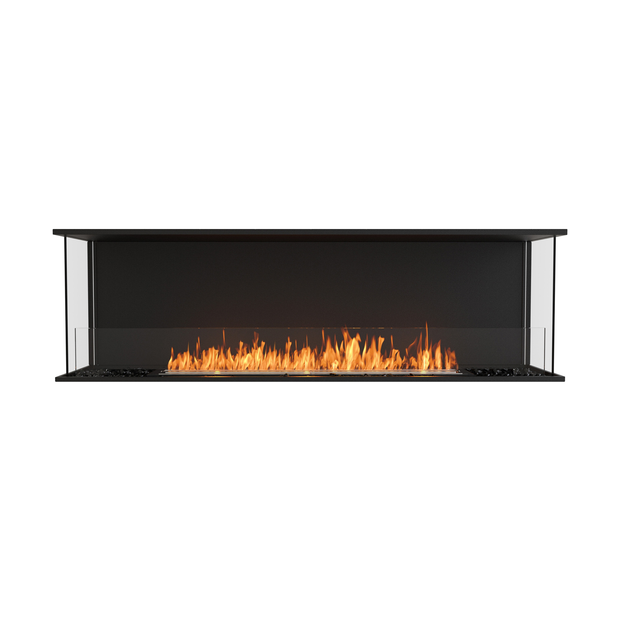 EcoSmart Flex - Dreiseitig offen [Ethanol Einbau Gehäuse]: Flex68 - ohne Holzbox