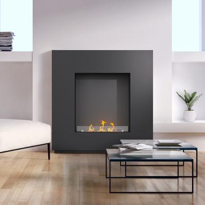 Noble Flame CORVO 1100 BS [moderner Ethanolkamin]: Schwarz Image