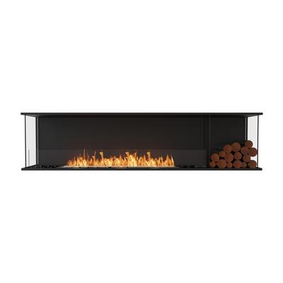 EcoSmart Flex - Dreiseitig offen [Ethanol Einbau Gehäuse]: Flex86 - Holzbox rechtsseitig Image