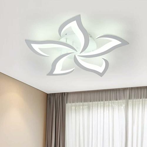 LED-Deckenleuchte, moderne Deckenleuchte 60 w 4500 lm, moderne Blütenblatt-Deckenleuchte für