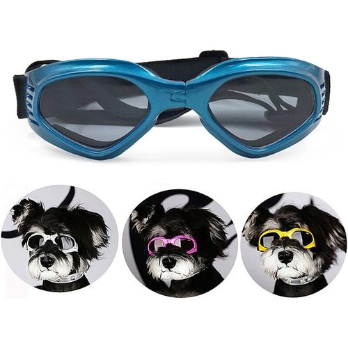 Haustierbrille Hundebrille Faltbare Haustierbrille Blau