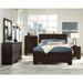 Oatfield Dark Cocoa 4-piece Bedroom Set with 2 Nightstands and Dresser