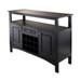 Jasper Buffet Cabinet, Black - 45.75"W x 15.75"D x 32.1"H