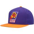 Men's Mitchell & Ness Purple/Orange Phoenix Suns Hardwood Classics Team Two-Tone 2.0 Snapback Hat