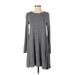 Old Navy Casual Dress - A-Line: Gray Print Dresses - Women's Size Small