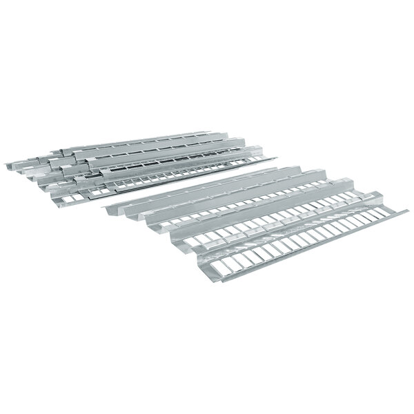 Vestil 38 1/2" x 120" Galvanized Open-Area Pallet Rack Decking PCH-120 - 3,780 lb. Capacity