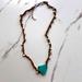 American Eagle Outfitters Jewelry | American Eagle Outfitters Turquoise Necklace | Color: Silver | Size: Os