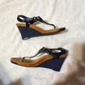 Ralph Lauren Shoes | # Ralph Lauren Sandals | Color: Blue/Tan | Size: 7.5