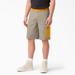 Dickies Men's Mixed Media Relaxed Fit Cargo Shorts, 11" - Desert Sand/radiant Yellow Size 30 (WRR11)