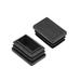 Plastic Plug End Caps 30mm x 20mm Rectangular Furniture Table Chair Legs 12Pcs - Black - 30mm x 20mm, 12 Pcs