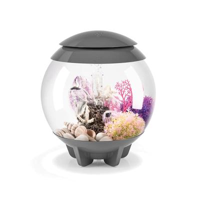 biOrb HALO 15 Grey Aquarium with MCR Light, 4 Gallon