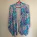 Lilly Pulitzer Sweaters | Lilly Pulitzer Bondi Cardigan - Fantasea | Color: Blue/Green | Size: Xs