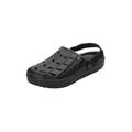 Extra Wide Width Men's Rubber Clog Water Shoe by KingSize in Black (Size 14 EW)