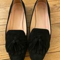 J. Crew Shoes | J.Crew Suede Tassel Loafers (Not Jcrew Factory) | Color: Black | Size: 6.5