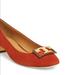Tory Burch Shoes | Brand New! Tory Burch Gigi Round Toe Flat | Color: Brown/Orange | Size: 8