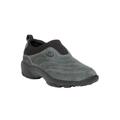 Women's Wash & Wear Slip On Ii Flat by Propet in Pewter Suede (Size 11 M)