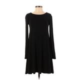 Old Navy Casual Dress - A-Line: Black Solid Dresses - Women's Size X-Small Petite