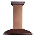 ZLINE 36" 400 CFM Ducted Island Range Hood Copper in Brown | 36 W x 20 D in | Wayfair 8GL2Hi-36