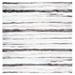 Gray/White 84 x 1.26 in Area Rug - Ebern Designs Davyan Striped Light Gray/Ivory/Dark Gray Area Rug Polyester | 84 W x 1.26 D in | Wayfair