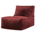 Trule Gouchee Home Rock Large Bean Bag Lounger Velvet/Stain Resistant in Red | 25 H x 40 W x 25 D in | Wayfair 49A1F5ABD30941C89015C70F52AC5898