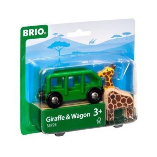 Eisenbahn-Waggon Giraffenwagen 2-Teilig In Grün