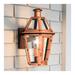 Quoizel Burdett 16" High Aged Copper Outdoor Wall Light