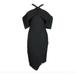 Anthropologie Dresses | Anthropologie Black Cut Out Dress Size Medium | Color: Black | Size: M
