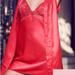 Victoria's Secret Intimates & Sleepwear | New Very Sexy Lace Trim Satin Slip Babydoll Sheer | Color: Pink/Red | Size: S