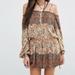 Free People Dresses | Free People Off The Shoulder Romper | Color: Brown/Tan | Size: Various