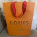 Louis Vuitton Storage & Organization | Louis Vuitton - Authentic Gift Bag Sz: 9 3/4” W X 14” H X 4 1/4” D | Color: Orange/Red | Size: Sz: 9 3/4” W X 14” H X 4 1/4” D