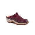 Women's Aberdeen Mules by SoftWalk in Burgundy (Size 8 1/2 M)