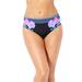 Plus Size Women's Hipster Swim Brief by Swimsuits For All in Floral Garden (Size 14)