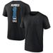 Men's Fanatics Branded Black Carolina Panthers Number One Dad T-Shirt