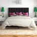 Etta Avenue™ Xiomara Tufted Upholstered Low Profile Standard Bed Metal in Black | 47.8 H x 64.2 W x 85.8 D in | Wayfair