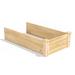 Greenes Fence Original Cedar Raised Garden Bed Add-On Kit, 2' X 4' X 10.5" Wood in Brown | 10.5 H x 24 W x 24 D in | Wayfair RC2410ADK