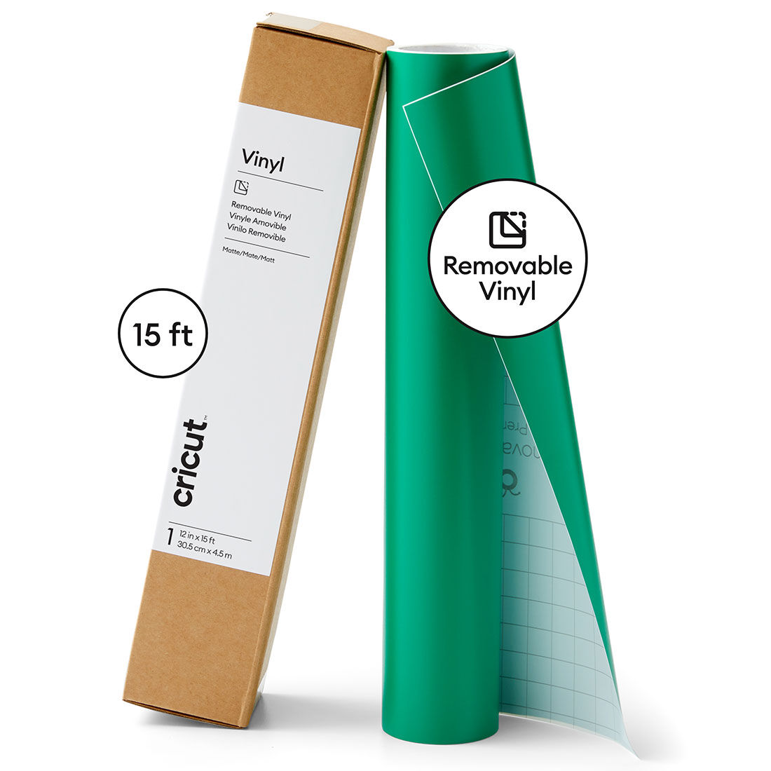 Cricut Vinyl | Removable | 15 ft | Green